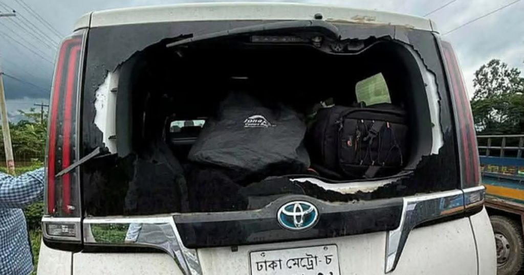 সিলেটে এনসিপির গাড়িবহরে হামলা, সারজিস আলমের অভিযোগ ছাত্রদলের বিরুদ্ধে