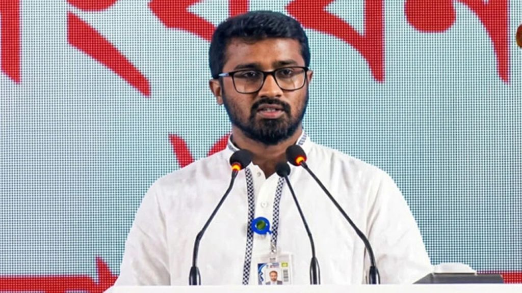 ‘ভুয়া, ভুয়া’ স্লোগানে রাশেদ খাঁনের প্রতিক্রিয়া: গণতন্ত্রের অর্জন